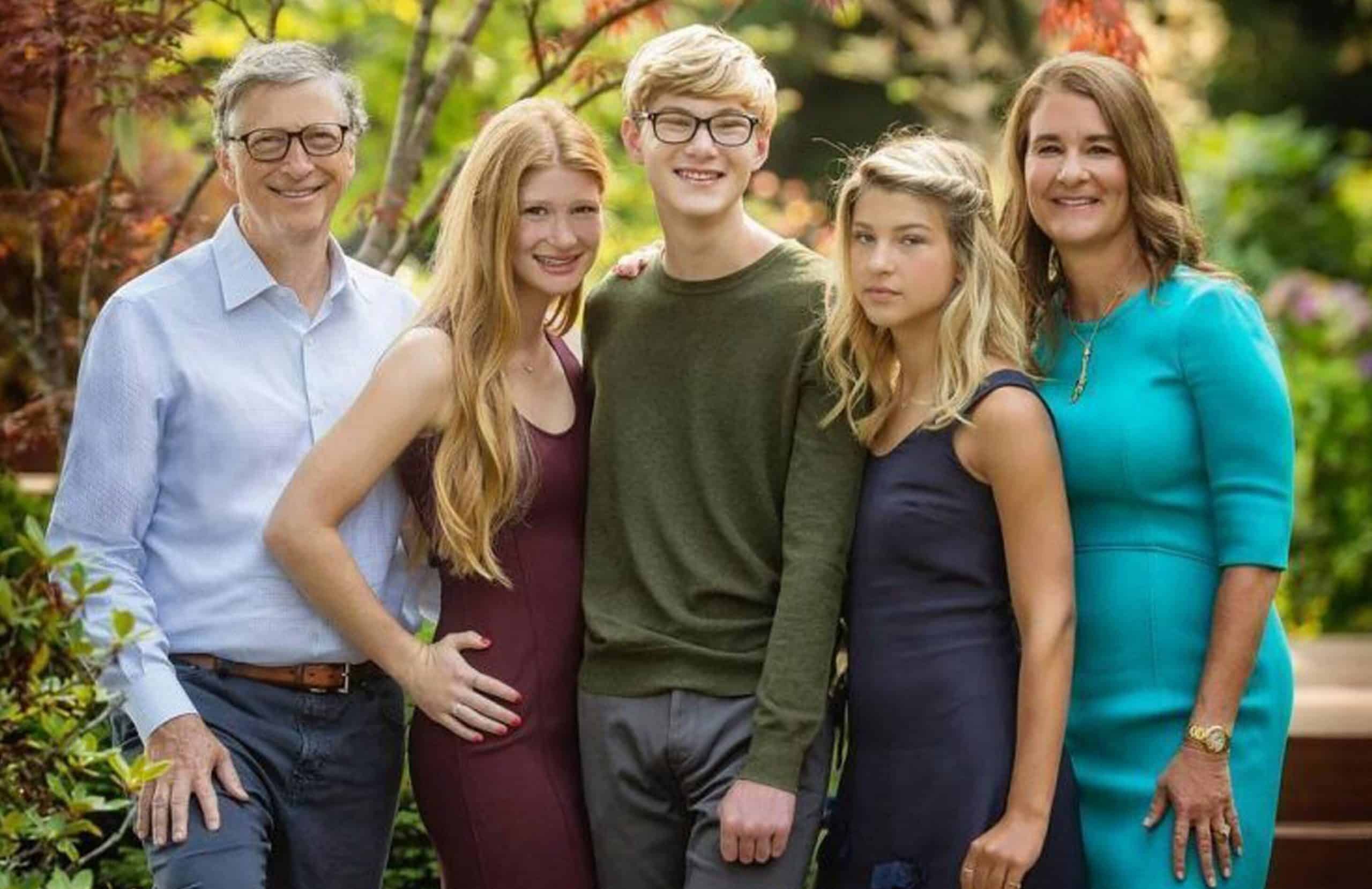 bill gates family photo